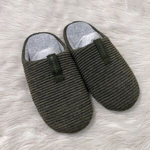 Bombas Women’s Nest Slippers Olive Green Backless Slip On Memory Foam 5